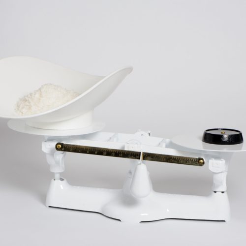 16 lb. Bakers Scale with Matching Plates
