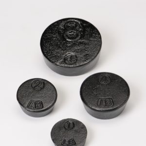 1, 2, 4, 8 Pound Cast Iron Weights by Penn Scale made in USA