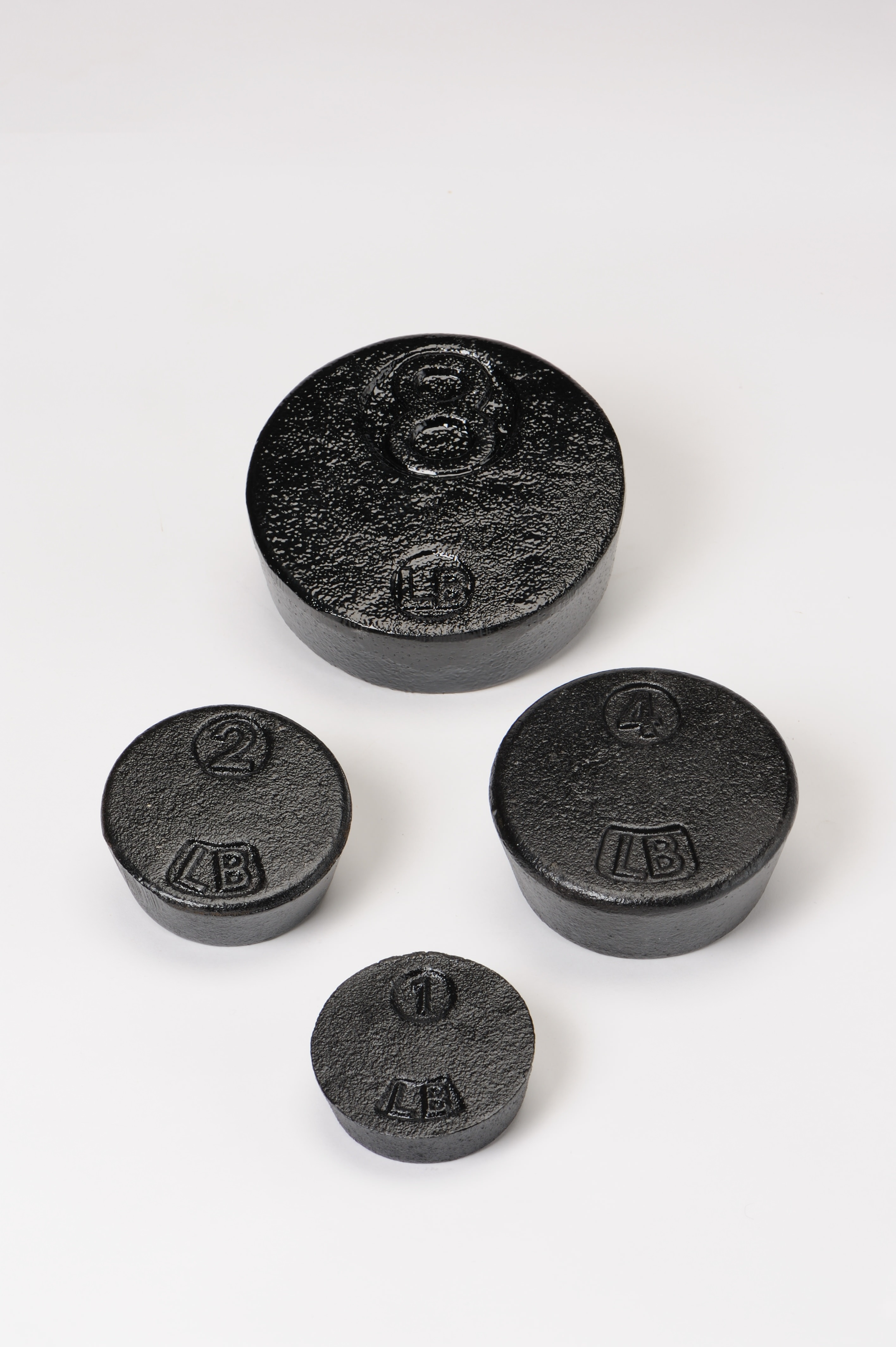 1, 2, 4, 8 Pound Cast Iron Weights by Penn Scale made in USA